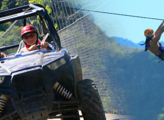 Jorullo Bridge RZR Zipline y Mulas 2pax