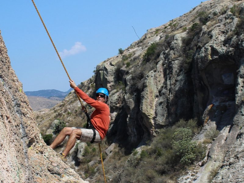 Rappel en Cerro de La Bufa