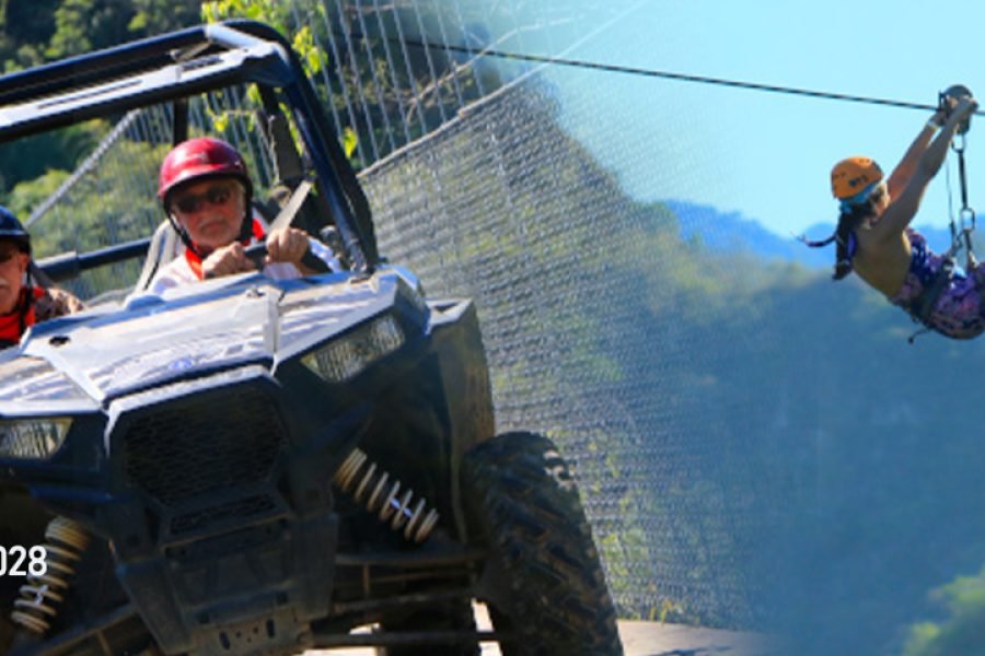 Jorullo Bridge RZR Zipline y Mulas 2pax