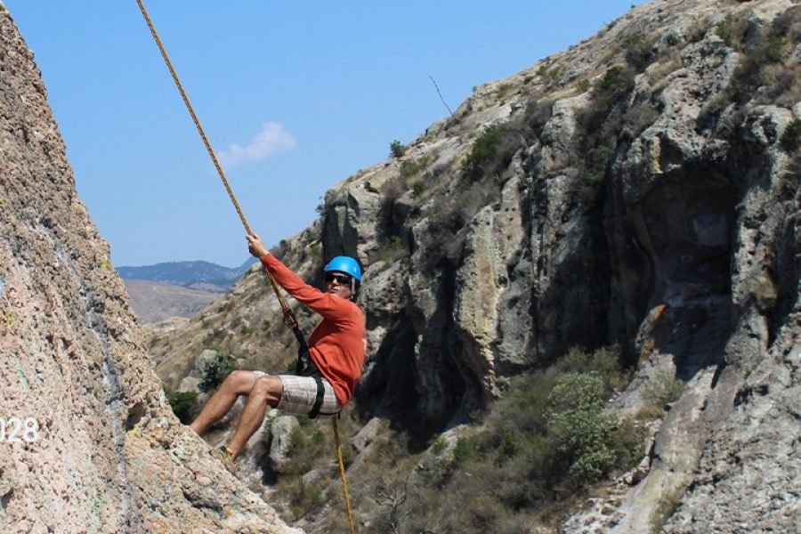 Rappel en Cerro de La Bufa